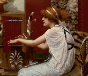 A musa Erato em sua lira, 1895