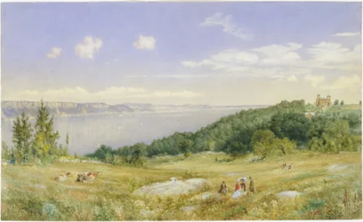 As Paliçadas, c.1870 (aguarela)