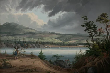 Vista de Cohoes, ca. 1820.