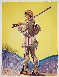 Davy Crockett (cor litho)