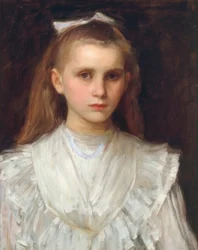 Retrato de uma jovem garota