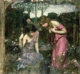 Estudo para «Ninfas encontrando a cabeça de Orfeu», c. 1900
