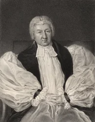 Herbert Marsh, Lord Bispo de Peterborough, gravado por John Cochran (fl.1821-65), da National Portrait Gallery, volume II, publicado em 1835 (lito)