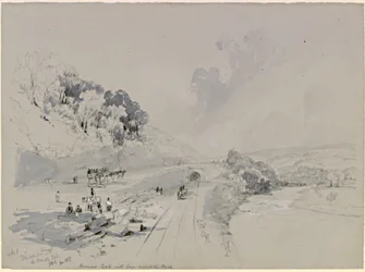Túnel de Whitchester com Unthank Hall (bodycolour)