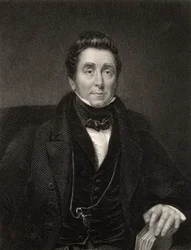 James Johnson, gravado por W. Holl, da &39;National Portrait Gallery, volume IV&39;, publicado em 1820