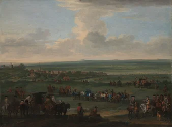 George I em Newmarket, 4 ou 5 de Outubro, 1717