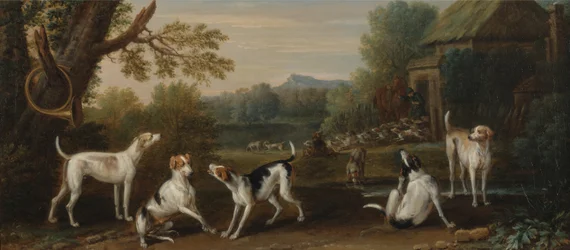 Liberando os Hounds, c.1765