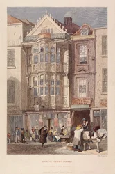 Paul Pindar Tavern, Bishopsgate, Londres, 1851