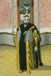 Mustapha IV (1779-1808) Sultão de 1807 a 1808, da série «Uma série de retratos dos imperadores da Turquia»