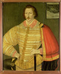 Retrato de um cavalheiro, pensado para ser Thomas Cavendish