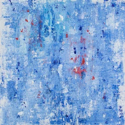 Abstrato em azul vibrante