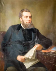 Retrato de John Skirrow Wright 1823-1880, 1880.