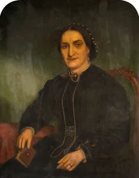 Retrato da Sra. George Haynes, 1850-1900.