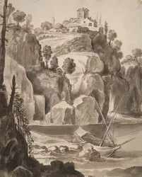 Costa Rochosa com um Barco