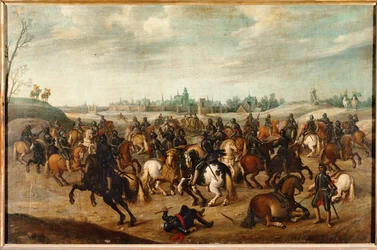 Escaramuça de cavalaria antes de 