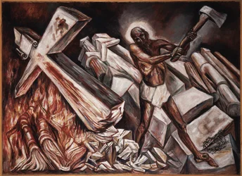 Cristo destrói sua cruz Cristo destrói sua cruz,