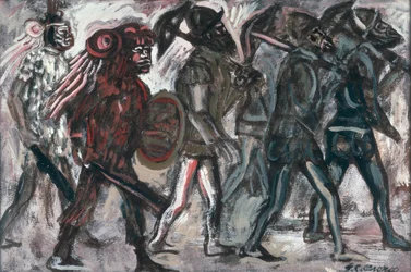 Os Teules, c.1945 (guache sobre papel)
