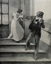 Triste adeus. 1900 (desenho)