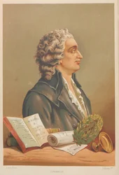 Retrato de Marie Jean Antoine Nicolas Caritat, Marquês de Condorcet 1743-1794, 1879.