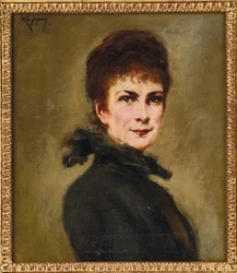 Retrato de Elisabeth da Baviera.