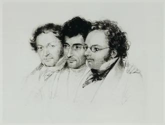 Johann Baptist Jenger, Anselm Huettenbrenner e Franz Schubert ...