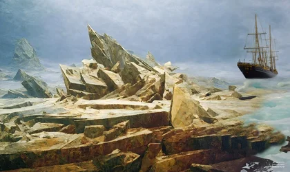 JJM recria Friedrich-C-D: O Oceano Ártico (antes da catástrofe)