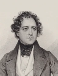 Retrato do compositor Johann Vesque von Püttlingen 1803-1883, 1838.