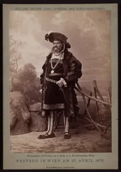 Jos. Ullmann, talhante no desfile do Makart de 1879
