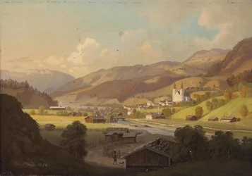 Vista de Maria Rain, Carinthia