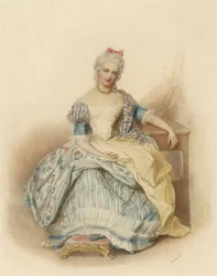 Retrato da Princesa Caroline Lobkowitz, nee Condessa Wrbna