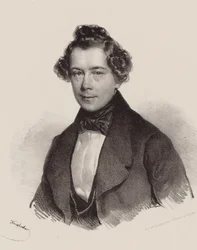 Retrato do compositor Joseph Lanner 1801-1843, 1830.