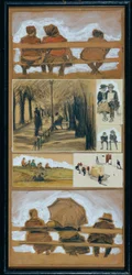 Estudos do Parque (7 esboços)