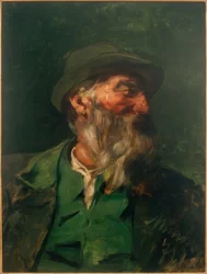 Retrato de um Caçador em Meio Perfil