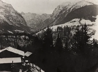 Álbum "Meine weltkriegs - Erinnerungen South-West Front (Caríntia, Itália, Tirol do Sul) (My world war - memories of the South-Western Front in Carinthia, Italy, Trentino-Alto Adige) 31/03/1915-12/11/1918 - Josef Zohles Wien ": artilharia de ponto de obser