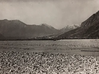 Álbum "Meine weltkriegs - Erinnerungen South-West Front (Caríntia, Itália, Tirol do Sul) (My world war - memories of the South-Western Front in Carinthia, Italy, Trentino-Alto Adige) 31/03/1915-12/11/1918 - Josef Zohles Wien ": zona de guerra (foto a p/b)