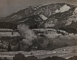 Álbum "Meine weltkriegs - Erinnerungen South-West Front (Caríntia, Itália, Tirol do Sul) (My world war - memories of the South-Western Front in Carinthia, Italy, Trentino-Alto Adige) 31/03/1915-12/11/1918 - Josef Zohles Wien ": zona de guerra (foto a p/b)