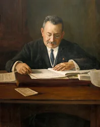 Retrato de Enric Prat de la Riba (1870-1917), político nacionalista catalão, século XX