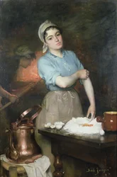 O cozinheiro de pastelaria bonita