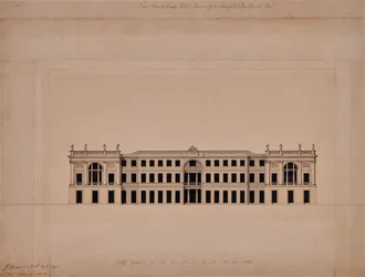Frente Leste de Langley Hall em Kent