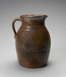 Jarro, c. 1873-1900 (grés esmaltado)