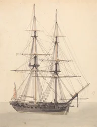 Corvette único. Proa para a frente