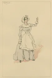 Hortense, c.1920s (caneta e tinta com wc no papel)