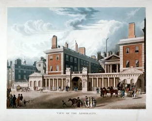 The Admiralty, Whitehall, Westminster, Londres, 1818