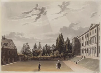 Faculdade de Worcester, Oxford (aquatinta)