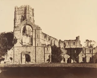 Abadia de Fountains. General Western Front, 1850s.