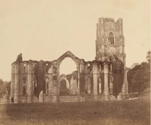 Abadia de Fountains. A Capela dos Nove Altares, Exterior, 1850s.