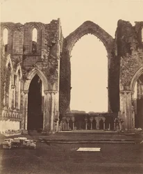 Abadia de Fountains. A Capela dos Nove Altares, Interior, 1850s.