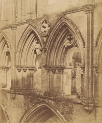 Abadia de Rievaulx. Os Arcos do Trifório, 1850
