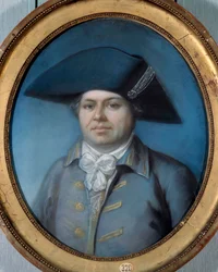 Retrato de Georges Cadoudal (1771-1804) Ele é um dos Chouans mais famosos. Pintura de Joseph Ducreux (1735-1802). Século XVIII. Orleans, Museu de Belas Artes
