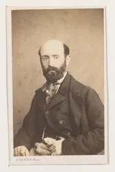 Portret van de schilder Bodin, halffiguur
A Escola de Antuérpia. Retratos, biografias e cartões de visita. Colecção Dupont (título da série)